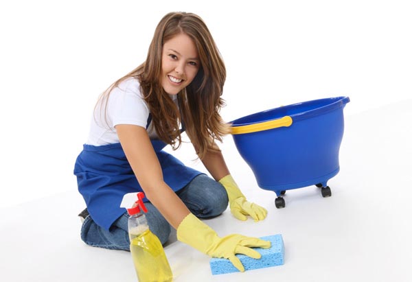 cleaning maid